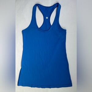 Lululemon Cool Racerback Tank Top Nulu Blue Gym Yoga Women’s